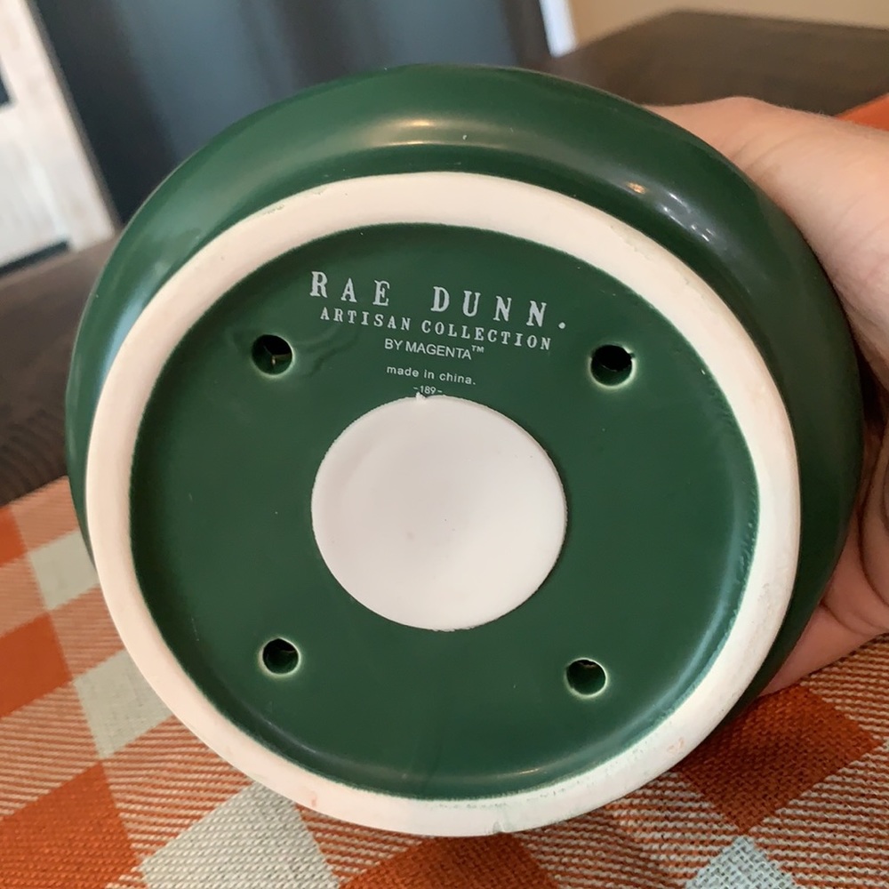 Rae Dunn Christmas tree birdhouse green - Picture 3 of 4